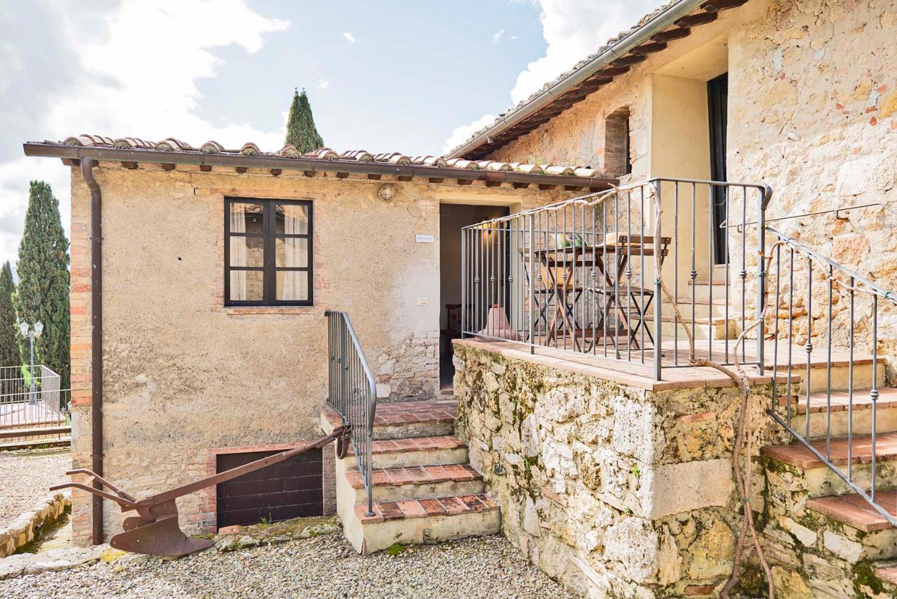 Agriturismo Tenuta Di Mensanello 콜레 발델사 객실 사진