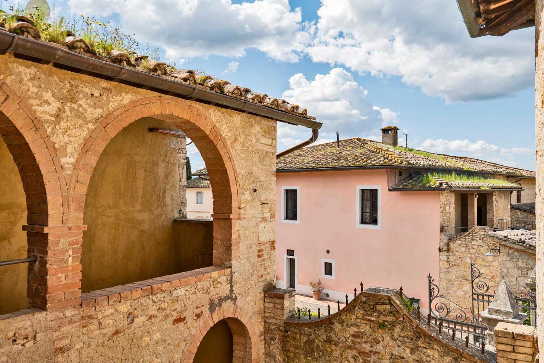 Agriturismo Tenuta Di Mensanello 콜레 발델사 객실 사진